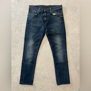 Nudie Jeans 33x30.5” (hemmed)